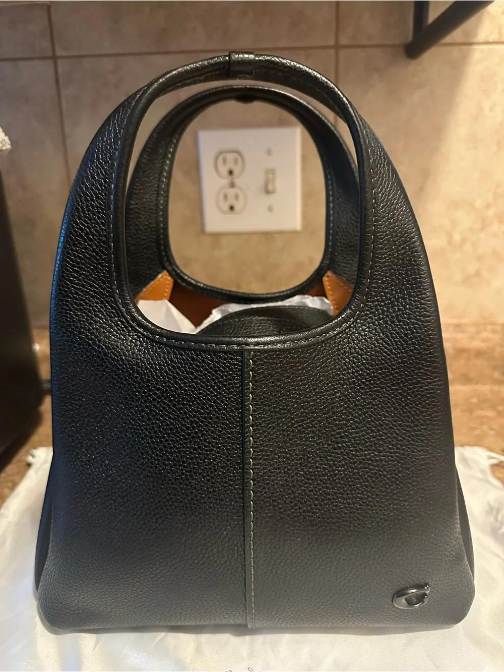 Coach Lana 23 Black Leather